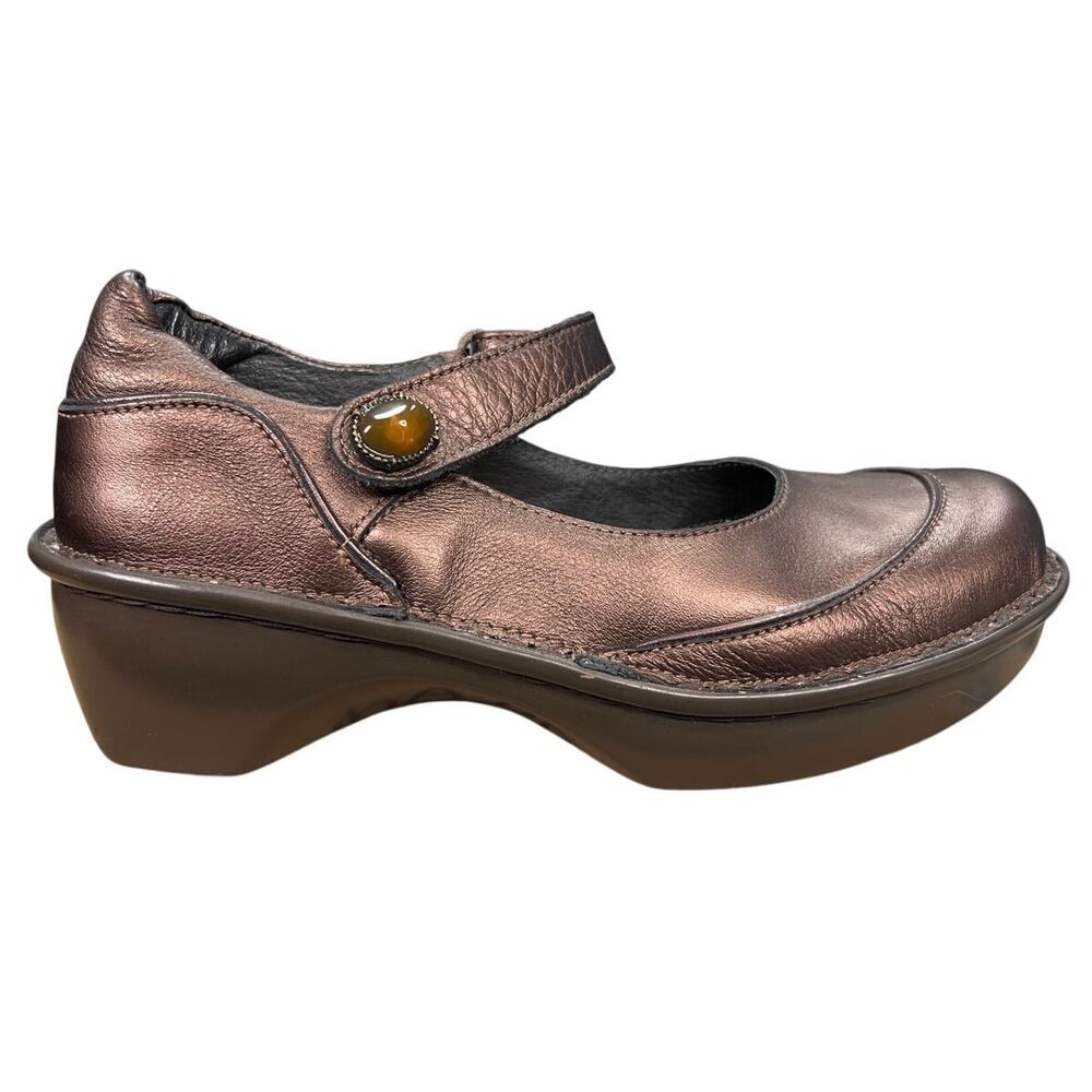 NAOT Women’s Kirei Copper Leather Mary Jane Shoes Size 36 US 6